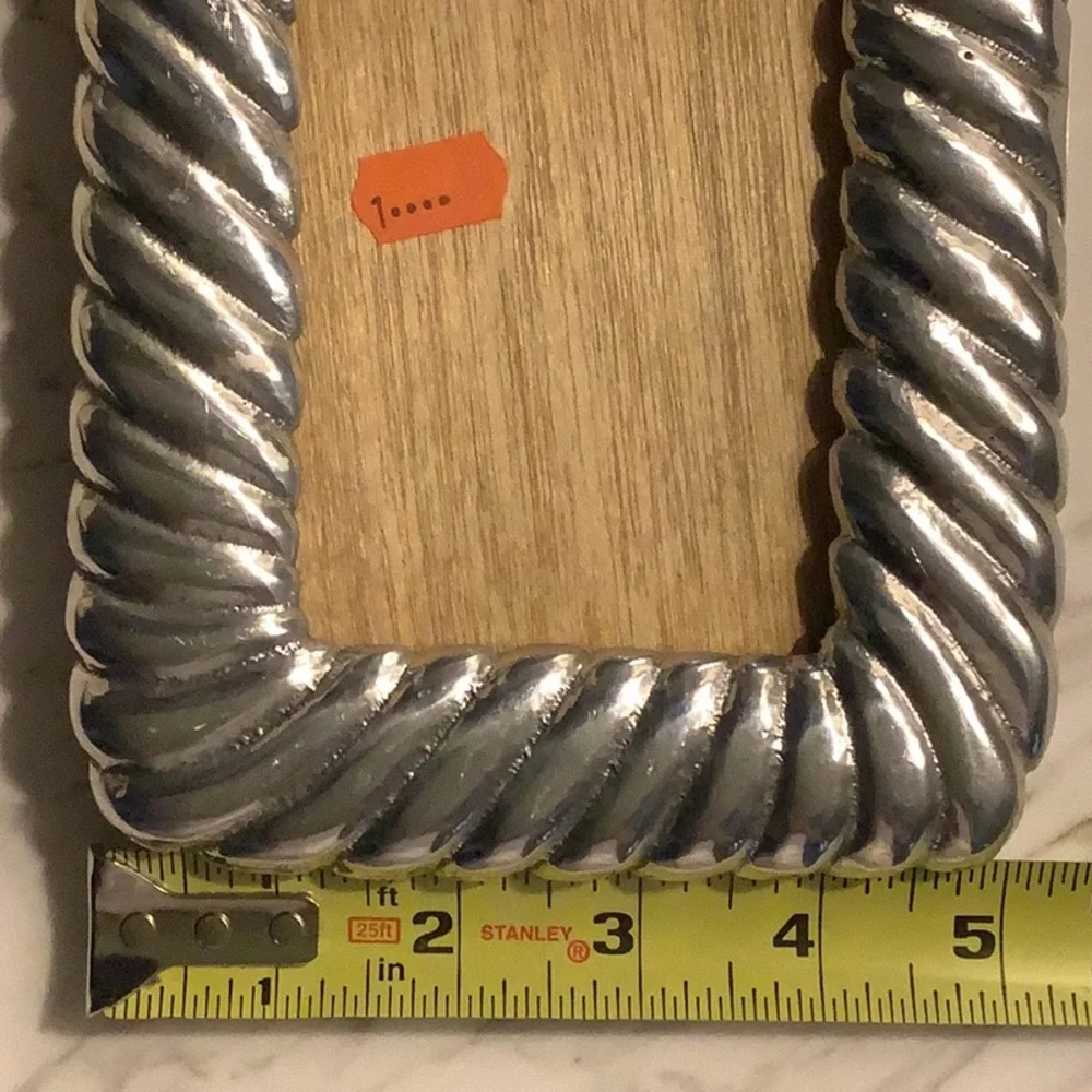 Mexican Rope Border Pewter Frame
